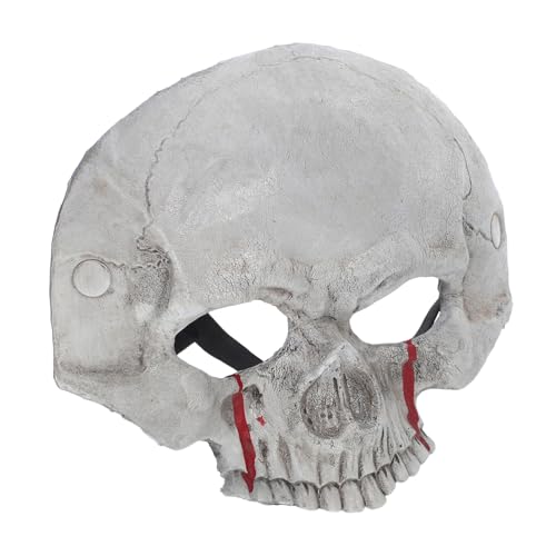 Beavorty Halbmaske Skull Kostüm Halloween Skelett Maske aus Leichtem Schaumstoff mit Realistischen Details für Party Cosplay und Mexikanische Horror Verkleidung Beavorty Halbmaske Skull Kostüm Halloween Skelett Maske aus Leichtem Schaumstoff mit Realistischen Details für Party Cosplay und Mexikanische Horror Verkleidung von Beavorty