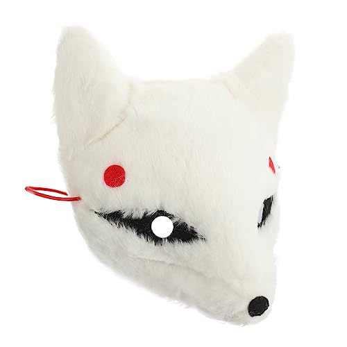 Beavorty Halloween Foxes Cosplay Maske aus Weichem Plüsch mit Elastischem Band Realistische Fuchsform für Karneval Maskerade und Kostümparty Auffälliges Design für Festival und Halloween Beavorty Halloween Foxes Cosplay Maske aus Weichem Plüsch mit Elastischem Band Realistische Fuchsform für Karneval Maskerade und Kostümparty Auffälliges Design für Festival und Halloween von Beavorty