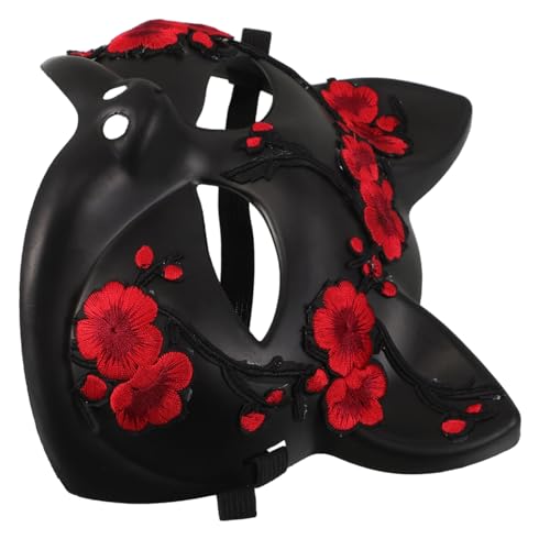 Beavorty Halloween Fuchsmasken Halbgesicht Kunststoff Cosplay Partymaske Wiederverwendbar Komfortabel für Karneval Maskerade Fasching Beavorty Halloween Fuchsmasken Halbgesicht Kunststoff Cosplay Partymaske Wiederverwendbar Komfortabel für Karneval Maskerade Fasching von Beavorty