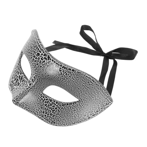 Beavorty Halloween Half Mask mit Riss-design für Erwachsene Gruselige Maske für Herren Leichte Atmungsaktive Kunststoff-halbmaske Komfortabel für Halloween Maskenball Karneval Cosplay Beavorty Halloween Half Mask mit Riss-design für Erwachsene Gruselige Maske für Herren Leichte Atmungsaktive Kunststoff-halbmaske Komfortabel für Halloween Maskenball Karneval Cosplay von Beavorty