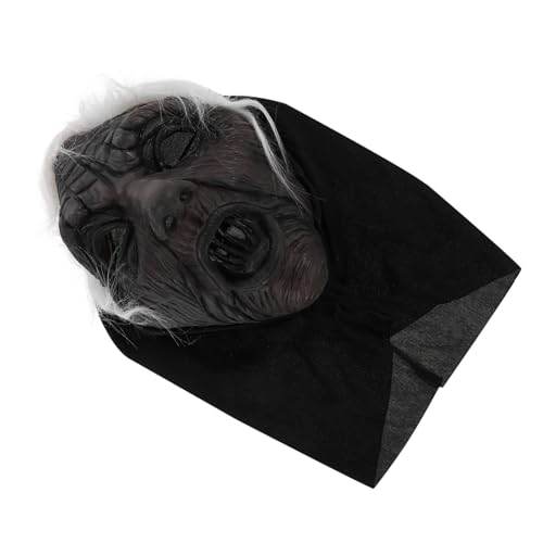 Beavorty Halloween Hexenmaske Gruselig Realistische Maske Mit Herausgestreckter Für Damen Herren Cosplay Party Karneval Maskerade von Beavorty
