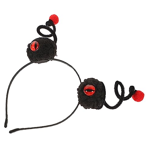 Beavorty Halloween Kopfschmuck Monster Haarreif Rotes Stirnband Party Cosplay Role Playing Zubehör Für Festival Hochzeit Geburtstag Valentinstag von Beavorty