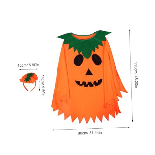 Beavorty Halloween Kürbis Kostüm Set Damen Erwachsene Kürbis Umhang Haarreif und Süßigkeitentasche Komplettes Party Zubehör für Halloween Mottoparty Cosplay und Geburtstagsfeiern Beavorty Halloween Kürbis Kostüm Set Damen Erwachsene Kürbis Umhang Haarreif und Süßigkeitentasche Komplettes Party Zubehör für Halloween Mottoparty Cosplay und Geburtstagsfeiern von Beavorty
