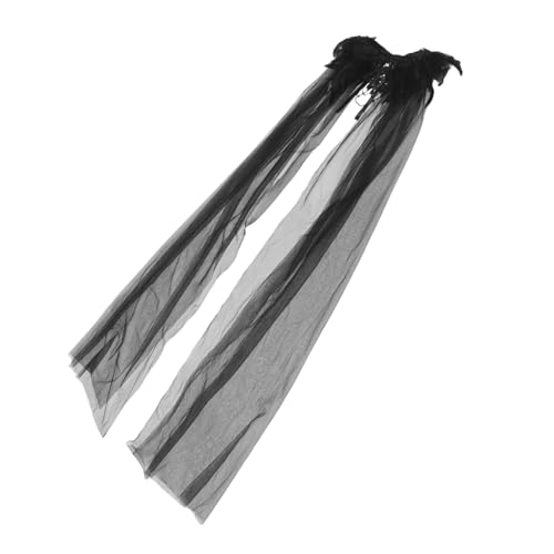 Beavorty Halloween Show Cape Zaubererrobe Vampirhaube Vampir Cape Frauen Tüll Schal Halloween Umhang Hochzeitsumhang Brautschal Brauthülsen Vampir-Cosplay-umhang Schwarz Gittergewebe Beavorty Halloween Show Cape Zaubererrobe Vampirhaube Vampir Cape Frauen Tüll Schal Halloween Umhang Hochzeitsumhang Brautschal Brauthülsen Vampir-Cosplay-umhang Schwarz Gittergewebe von Beavorty