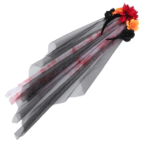Beavorty Halloween Stirnband Mit Langem Schleier Dekoratives Karnevalsstirnband Für Cosplay Partys Leicht Für Halloween Festivals Beavorty Halloween Stirnband Mit Langem Schleier Dekoratives Karnevalsstirnband Für Cosplay Partys Leicht Für Halloween Festivals von Beavorty
