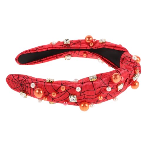 Beavorty Halloween Stirnband für Damen mit Künstlichen Perlen Strasssteinen Elegantes Haaraccessoire für Besondere Anlässe Komfortable für Perfekten Look an Halloween Beavorty Halloween Stirnband für Damen mit Künstlichen Perlen Strasssteinen Elegantes Haaraccessoire für Besondere Anlässe Komfortable für Perfekten Look an Halloween von Beavorty