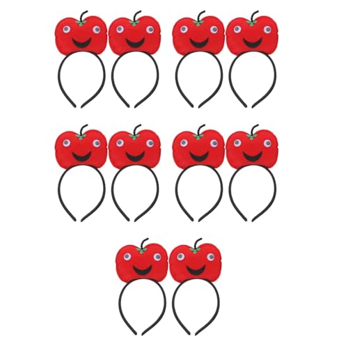 Beavorty Halloween-apfel-stirnband: 10 Stück Lustiges Frucht-apfel-stirnband für Cosplay-mottoparty-haar-accessoire Beavorty Halloween-apfel-stirnband: 10 Stück Lustiges Frucht-apfel-stirnband für Cosplay-mottoparty-haar-accessoire von Beavorty