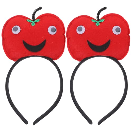 Beavorty Halloween-apfel-stirnband: 2 Stück, Bezauberndes, Lustiges Frucht-apfel-stirnband für Cosplay-mottopartys, Haar-accessoire Beavorty Halloween-apfel-stirnband: 2 Stück, Bezauberndes, Lustiges Frucht-apfel-stirnband für Cosplay-mottopartys, Haar-accessoire von Beavorty