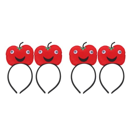 Beavorty Halloween-apfel-stirnband: 4-teiliges Lustiges Frucht-apfel-stirnband für Cosplay-mottopartys, Haar-accessoire Beavorty Halloween-apfel-stirnband: 4-teiliges Lustiges Frucht-apfel-stirnband für Cosplay-mottopartys, Haar-accessoire von Beavorty