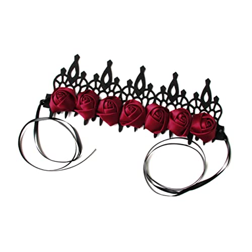 Beavorty Hexenrosenkrone halloween haarreif halloween headband witch accessoires halloween kopfbedeckung haarband halloween Halloween-Haarband Kopfschmuck für die Party Black Beavorty Hexenrosenkrone halloween haarreif halloween headband witch accessoires halloween kopfbedeckung haarband halloween Halloween-Haarband Kopfschmuck für die Party Black von Beavorty