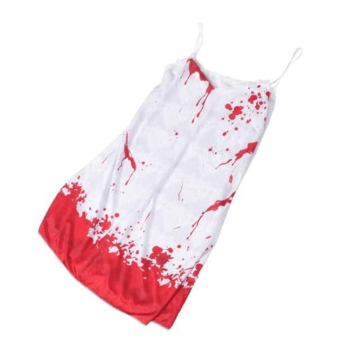 Beavorty Horror Bride Kostüm Damen Vintage-inspiriertes Halloween Kleid mit Kunstblut für Gruselige Hochzeitsmottos und Geisterhafte Kostümpartys Beavorty Horror Bride Kostüm Damen Vintage-inspiriertes Halloween Kleid mit Kunstblut für Gruselige Hochzeitsmottos und Geisterhafte Kostümpartys von Beavorty