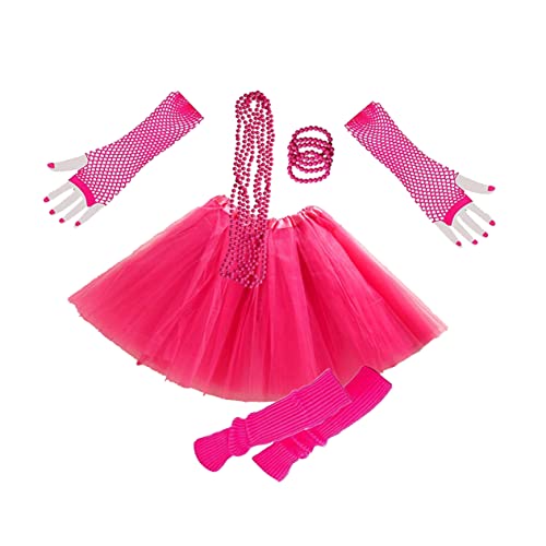 Beavorty Jahre Kostümset für Damen Ausgefallene Outfits mit Handschuhen Halskette Armband für Faschings Cosplay Themenpartys Beavorty Jahre Kostümset für Damen Ausgefallene Outfits mit Handschuhen Halskette Armband für Faschings Cosplay Themenpartys von Beavorty