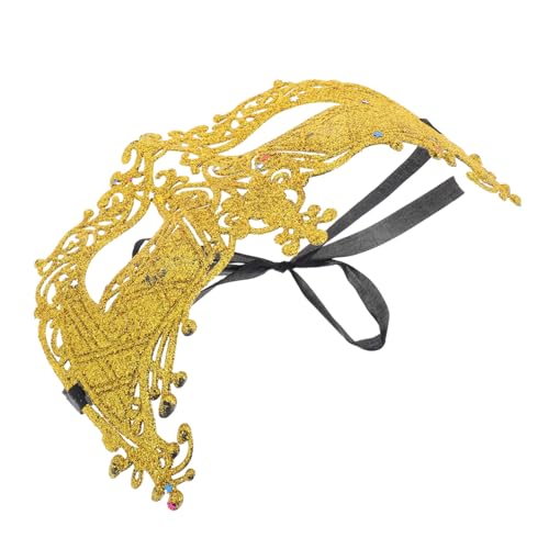 Beavorty Karnevalsmaske Frauen Plastikmaske Halloween-maske Kostümparty -requisite Halbe Gesichtsmaske Für Frauen Maske Masken Abschlussball Maske Theatermasken Plastik Golden Beavorty Karnevalsmaske Frauen Plastikmaske Halloween-maske Kostümparty -requisite Halbe Gesichtsmaske Für Frauen Maske Masken Abschlussball Maske Theatermasken Plastik Golden von Beavorty