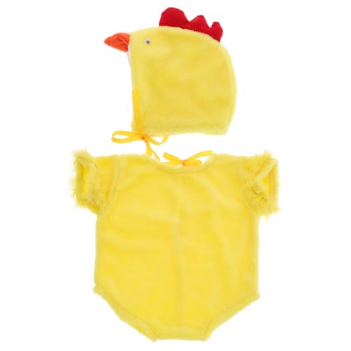 Beavorty Kinderkostüm Küken Set für Fotoshooting Niedliches Outfit mit Einzigartigem Design Strapazierfähige und Partybekleidung für Jungen und Mädchen als Fotorequisite von Beavorty
