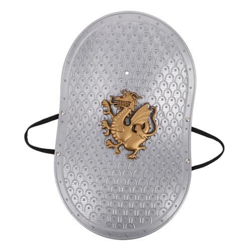 Beavorty Kleiner Spielzeugschild Ritter Kostümschild Für Unterhaltsame Rollenspiele Und Bühnenaufführungen Mittelalterlicher Themenschild Cosplay Supply Fake Shield Toy von Beavorty