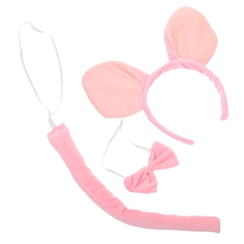 Beavorty Kostümset Schwein mit Haarreif und Fliege für Halloween Karneval Cosplay und Niedliches Tierkostüm für Mädchen und Partys Beavorty Kostümset Schwein mit Haarreif und Fliege für Halloween Karneval Cosplay und Niedliches Tierkostüm für Mädchen und Partys von Beavorty