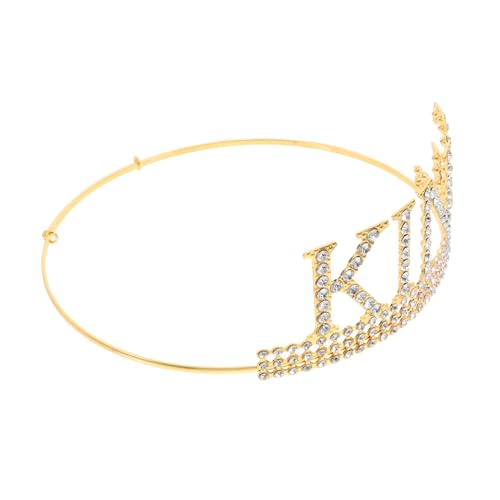 Beavorty Kronenpartydekor erste Geburtstagskrone für Jungen königlich Kopfschmuck Diadem Könige Leistungskostümzubehör Königskronen für Leistung Retro -Krone Plastik Golden Beavorty Kronenpartydekor erste Geburtstagskrone für Jungen königlich Kopfschmuck Diadem Könige Leistungskostümzubehör Königskronen für Leistung Retro -Krone Plastik Golden von Beavorty