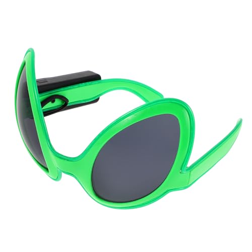 Beavorty LED Leuchtbrille Alienform Neon Grün Partybrille mit Langlebigen Leds für Halloween Karneval Festival Erwachsene von Beavorty