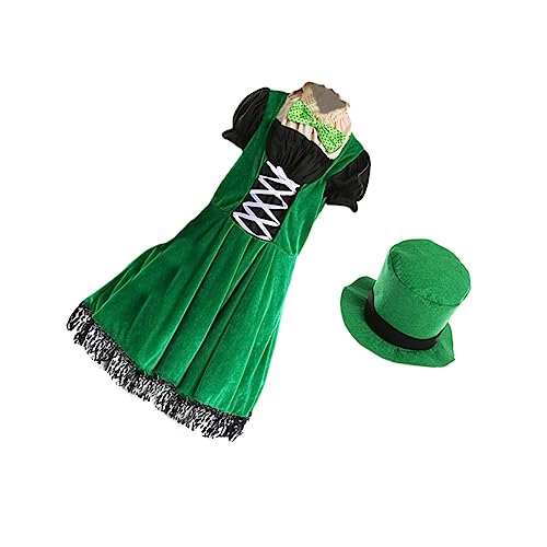 Beavorty Mädchen Kostüm Irisches für Patrick's Day Cosplay Uniform für Partys Halloween und Fotoshootings Hochwertigem Bequemem Material von Beavorty
