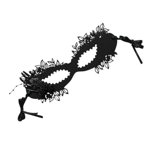 Beavorty Maske für Maskerade Schwarze Halbmaske Filz für Kostümparty Fasching und Theateraufführungen Hautfreundlich und Langlebig für Unvergessliche Beavorty Maske für Maskerade Schwarze Halbmaske Filz für Kostümparty Fasching und Theateraufführungen Hautfreundlich und Langlebig für Unvergessliche von Beavorty