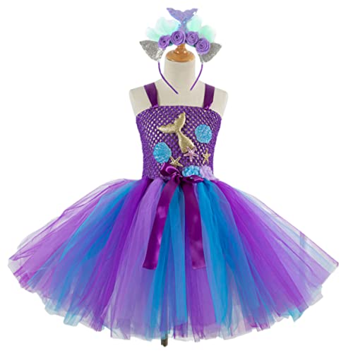 Beavorty Meerjungfrauenrock Für Meerjungfrau-kleid Kleine Mädchen Kleiden Sich Mädchenkleid Tutu-rock Meerjungfrauenkleid Für von Beavorty