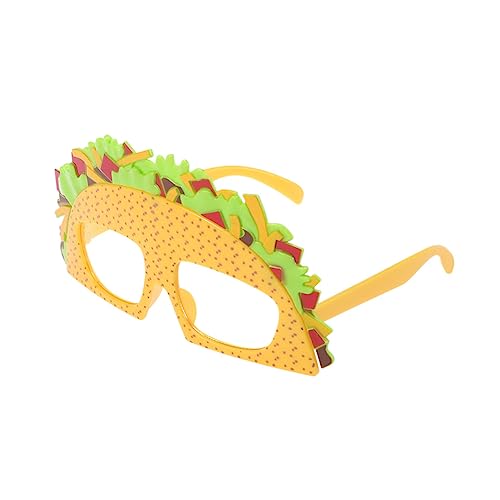 Beavorty Mexikanische Taco Sonnenbrille Lustige Party Accessoires für Kostümpartys Kreative Sandwich Designs Foto Requisiten für Unvergessliche von Beavorty