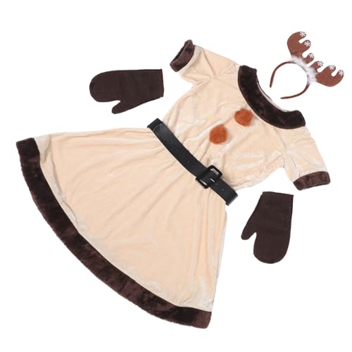 Beavorty Niedliches Kostüm Damen Cosplay für Weihnachten und Halloween Party Bequemes Langlebiges Material für Fotos Bühnenauftritte und Festliche Anlässe von Beavorty