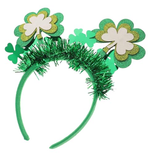 Beavorty Patrick's Day Haarband für Frauen Shamrock Design Party Accessoire für Feiern Geburtstage Familienfeste Vielseitig Tragbar Beavorty Patrick's Day Haarband für Frauen Shamrock Design Party Accessoire für Feiern Geburtstage Familienfeste Vielseitig Tragbar von Beavorty