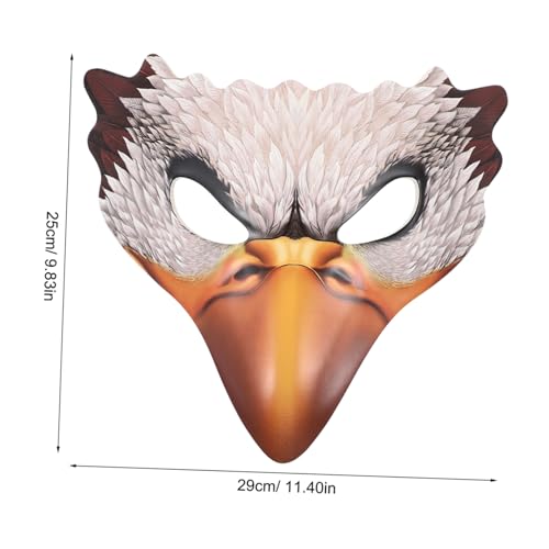 Beavorty Realistische Weiße Adlermaske Kreative Tierdesign Vollgesichtsmaske Leicht und Atmungsaktiv für Halloween Karneval Cosplay und Partyveranstaltungen Beavorty Realistische Weiße Adlermaske Kreative Tierdesign Vollgesichtsmaske Leicht und Atmungsaktiv für Halloween Karneval Cosplay und Partyveranstaltungen von Beavorty