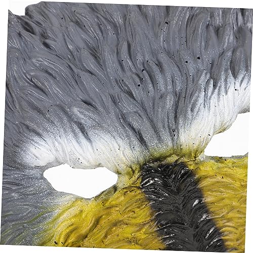 Beavorty Realistische Wolf Kopf Maske aus PU Schaumstoff Einzigartige Halloween Cosplay Maske für Erwachsene Atmungsaktiv und für Karneval Tier und Kostümpartys von Beavorty