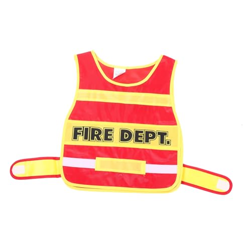 Beavorty Requisiten Weste Halloween-Kostümkind Feuerwehrweste Kleinkinder Feuerwehrkostüm Kinderkostüm Westen Feuerwehrmann Cosplay - Feuerwehrmann-Outfit für Stoff Beavorty Requisiten Weste Halloween-Kostümkind Feuerwehrweste Kleinkinder Feuerwehrkostüm Kinderkostüm Westen Feuerwehrmann Cosplay - Feuerwehrmann-Outfit für Stoff von Beavorty