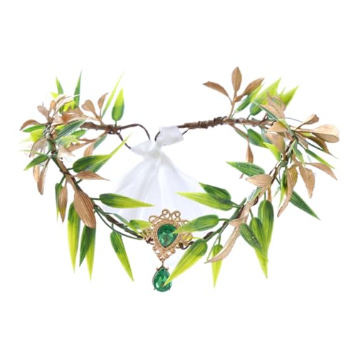 Beavorty Retro -Stirnbandkopfschmuck Braut- Feen-Accessoires für Frauen Cosplay Blattkrone Feenkronen für Frauen Blattkrone Stirnband Leistungsblattkrone Simulation Blattkrone Plastik Grün Beavorty Retro -Stirnbandkopfschmuck Braut- Feen-Accessoires für Frauen Cosplay Blattkrone Feenkronen für Frauen Blattkrone Stirnband Leistungsblattkrone Simulation Blattkrone Plastik Grün von Beavorty