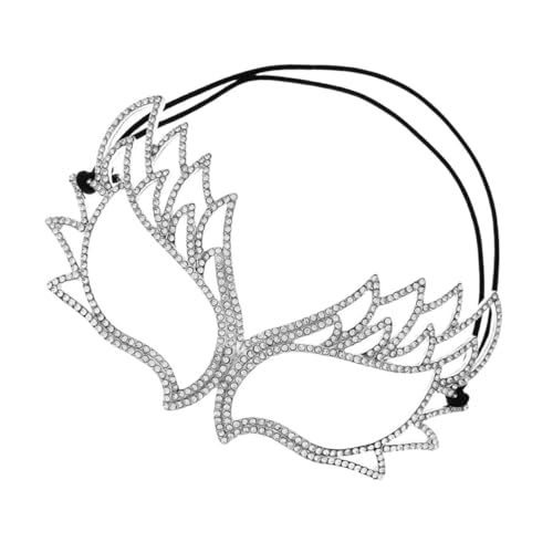Beavorty Rhinestone Maske für Halloween Party Glamouröse Halbmaske für Frauen Fotorequisite für Hochzeiten und Festliche Anlässe Stilvolles Accessoire mit Funkelnden Strasssteinen Beavorty Rhinestone Maske für Halloween Party Glamouröse Halbmaske für Frauen Fotorequisite für Hochzeiten und Festliche Anlässe Stilvolles Accessoire mit Funkelnden Strasssteinen von Beavorty