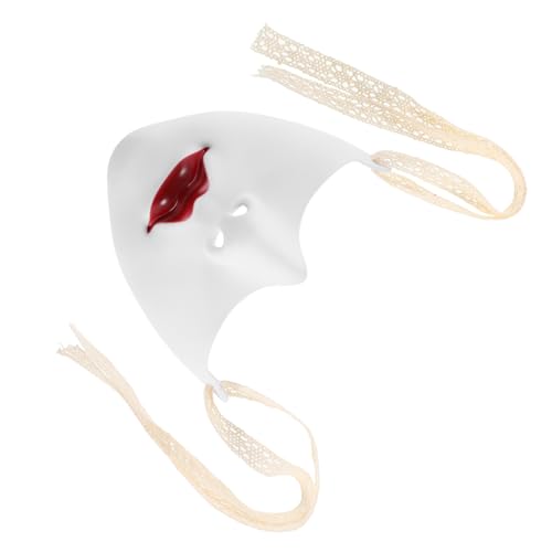 Beavorty Rote Lippen Halbgesichtsmaske im Mechanischen Stil für Frauen Auffällige Cosplay Maske für Halloween Karneval Themenpartys und Kostüme mit Futuristischem Design Beavorty Rote Lippen Halbgesichtsmaske im Mechanischen Stil für Frauen Auffällige Cosplay Maske für Halloween Karneval Themenpartys und Kostüme mit Futuristischem Design von Beavorty