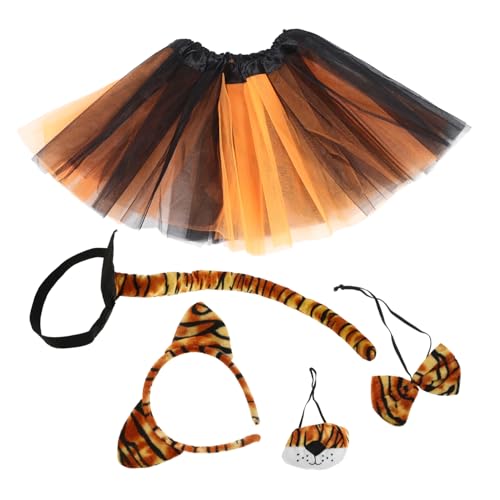 Beavorty Satz Tierische Stirnbänder Tiger-tutu-kostüm Plüschtierohren Stirnbänder Für Zootiere Tiger Ohrstirnband Tiger-accessoires Plüsch-tier-stirnbänder Tigerkostüm Stoff Beavorty Satz Tierische Stirnbänder Tiger-tutu-kostüm Plüschtierohren Stirnbänder Für Zootiere Tiger Ohrstirnband Tiger-accessoires Plüsch-tier-stirnbänder Tigerkostüm Stoff von Beavorty