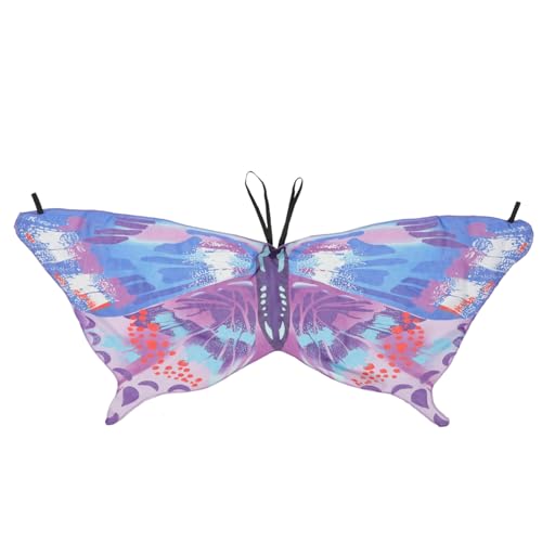 Beavorty Schmetterlingsflügel Umhang für Mädchen Bunte Chiffon Cape für Halloween Kostüme Bezauberndes Cosplay Zubehör für Partys und Auftritte Beavorty Schmetterlingsflügel Umhang für Mädchen Bunte Chiffon Cape für Halloween Kostüme Bezauberndes Cosplay Zubehör für Partys und Auftritte von Beavorty