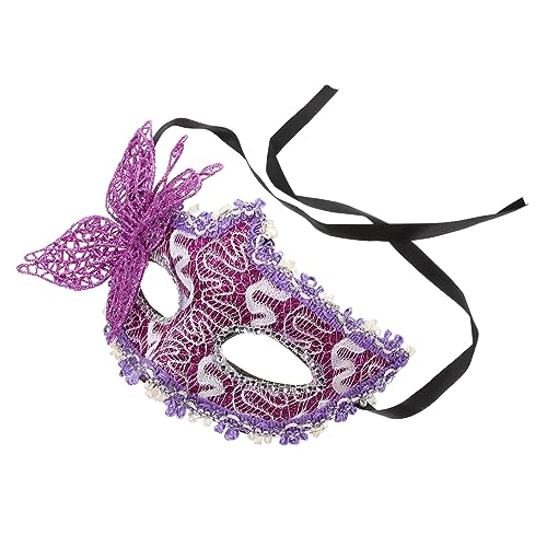 Beavorty Schmetterlingsmaske Für Damen Halbe Gesichtsmaske Augenmaske Für Maskenball Karneval Kostümparty Stilvolles Maskendekor Für Besondere Anlässe von Beavorty