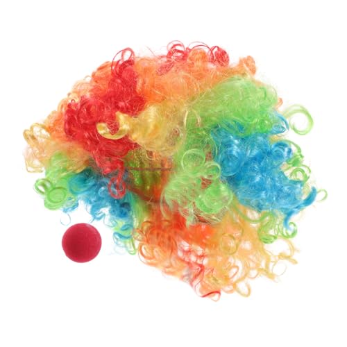 Beavorty Set Clown Requisiten Und Kostüme Clown Clownkostüm Für Verrückte Perücken Frauen Bunte Perücken Verrückte Haare Clownhaare Clownzubehör Clownkostüm Für Mädchen Stoff Beavorty Set Clown Requisiten Und Kostüme Clown Clownkostüm Für Verrückte Perücken Frauen Bunte Perücken Verrückte Haare Clownhaare Clownzubehör Clownkostüm Für Mädchen Stoff von Beavorty