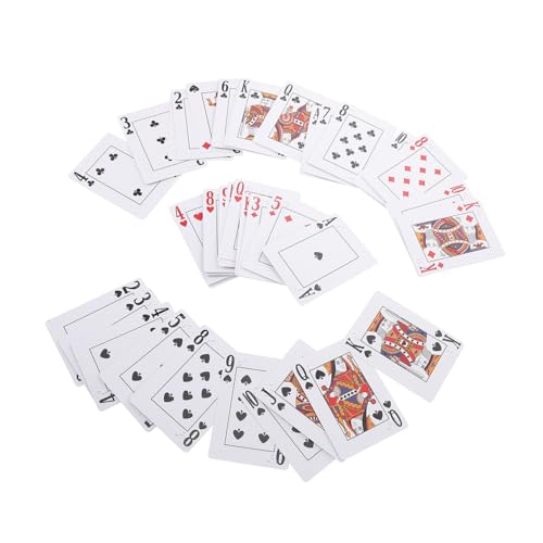 Beavorty Spielkarten für Riesige Spielkarten für Kartenspiele Tragbar und Vielseitig für Sehbehinderte Menschen und Senioren mit Blindenschrift Beavorty Spielkarten für Riesige Spielkarten für Kartenspiele Tragbar und Vielseitig für Sehbehinderte Menschen und Senioren mit Blindenschrift von Beavorty
