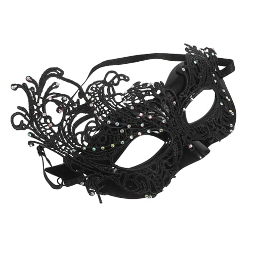 Beavorty Spitzen Masquerade Maske Halbgesichtsdesign mit Elastischem Band für Damen Stilvolle Halloween Party und Karneval Maske und Vielseitig für Kostümfeste und Fotorequisiten Beavorty Spitzen Masquerade Maske Halbgesichtsdesign mit Elastischem Band für Damen Stilvolle Halloween Party und Karneval Maske und Vielseitig für Kostümfeste und Fotorequisiten von Beavorty