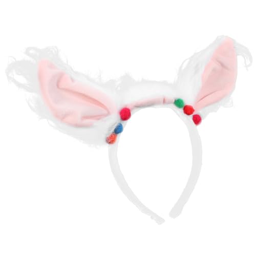 Beavorty Stirnband Mit Alpaka-ohren Kostüm-stirnband Für Damen Cosplay Halloween Sanft Zur Haut Bequeme Passform von Beavorty