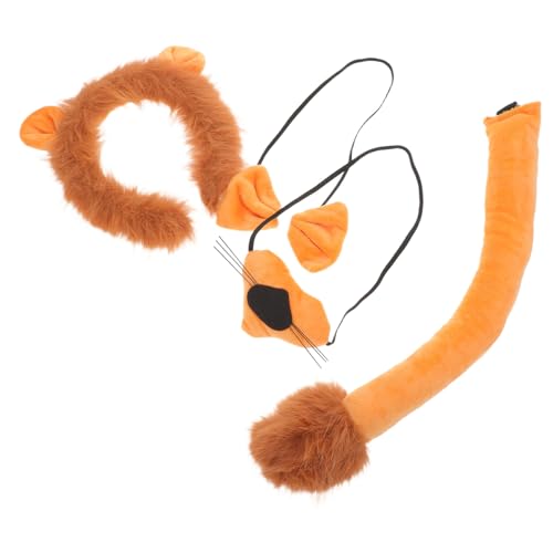 Beavorty Stirnband Realistischer Nase Ohren Fliege und für Rollenspiele Halloween-party Dschungel-Thema Kreative Tier-cosplay-verkleidung Beavorty Stirnband Realistischer Nase Ohren Fliege und für Rollenspiele Halloween-party Dschungel-Thema Kreative Tier-cosplay-verkleidung von Beavorty