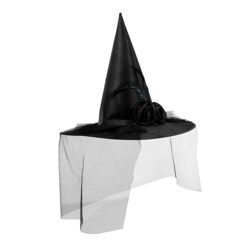 Beavorty Stylischer Hexenhut für Halloween Faltbarer Cosplay Hut mit Breiter Krempe für Partys und Festivals Geeignet für Kopfgrößen Beavorty Stylischer Hexenhut für Halloween Faltbarer Cosplay Hut mit Breiter Krempe für Partys und Festivals Geeignet für Kopfgrößen von Beavorty