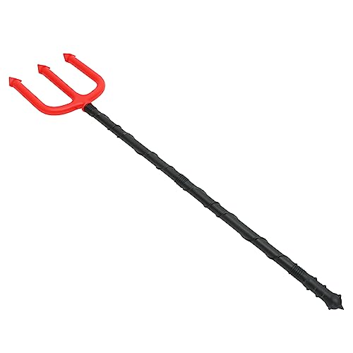 Beavorty Teufel Cosplay Halloween Requisite Teufelsforke für Kostüm Leichte Dekoration für Halloween Party Spukhäuser mit Glattem für Einfaches von Beavorty