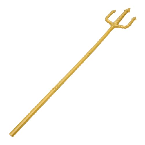 Beavorty Teufelsgabel für Halloween Goldene Requisite Leicht Tragbar für Partys Verschleißfestigkeit Komfortables Design von Beavorty