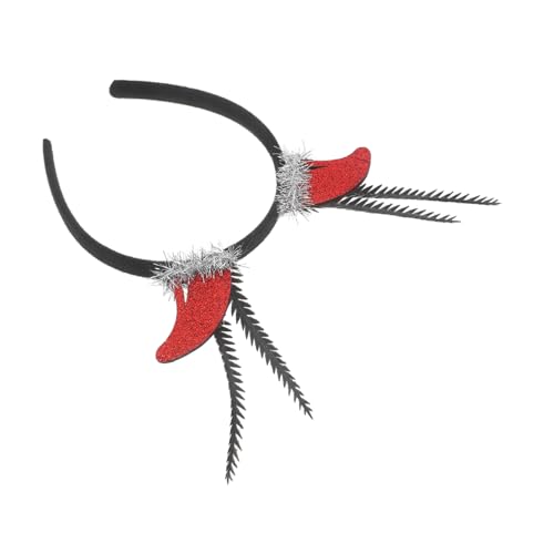 Beavorty Teufelshaarband Halloween-mesh-stirnband Funkeln Halloween -dekorationen Erwachsene Stütze Skelett Halloween Stirnband Cosplay Led Stirnband Aus Horn Rot Plastik Beavorty Teufelshaarband Halloween-mesh-stirnband Funkeln Halloween -dekorationen Erwachsene Stütze Skelett Halloween Stirnband Cosplay Led Stirnband Aus Horn Rot Plastik von Beavorty