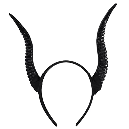 Beavorty Teufelshorn-Stirnbänder, Gothic-Horn-Stirnband, Antilopen-Stirnband, Halloween-Hörner-Kopfbedeckung, Halloween-Cosplay-Zubehör für Erwachsene und Kinder Beavorty Teufelshorn-Stirnbänder, Gothic-Horn-Stirnband, Antilopen-Stirnband, Halloween-Hörner-Kopfbedeckung, Halloween-Cosplay-Zubehör für Erwachsene und Kinder von Beavorty