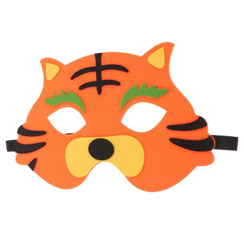 Beavorty Tiermaske für Halbe Tiger Gesichtsmaske Filz für Halloween Kostümpartys Rollenspiele Angenehm Tragbar mit Verstellbarem Kopfband Perfektes für Kleine Beavorty Tiermaske für Halbe Tiger Gesichtsmaske Filz für Halloween Kostümpartys Rollenspiele Angenehm Tragbar mit Verstellbarem Kopfband Perfektes für Kleine von Beavorty