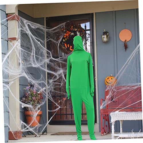 Beavorty Unsichtbarer Ninja Bodysuit Halloween Kostüm Elastisch Atmungsaktiv Unisex Bühnenoutfit für Kreative Verkleidung und Komfortables Tragen von Beavorty
