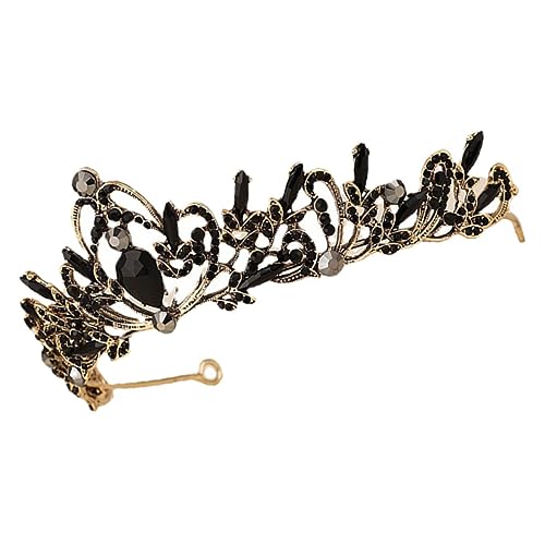 Beavorty Vintage Strasskrone Strass-königin-Kronen Hochzeitskopfschmuck Stirnbänder Frauen-Tiara Kopfbedeckung Geschlecht Braut Hochzeit Tiara Braut-Tiara- Kleid Legierung Black Beavorty Vintage Strasskrone Strass-königin-Kronen Hochzeitskopfschmuck Stirnbänder Frauen-Tiara Kopfbedeckung Geschlecht Braut Hochzeit Tiara Braut-Tiara- Kleid Legierung Black von Beavorty